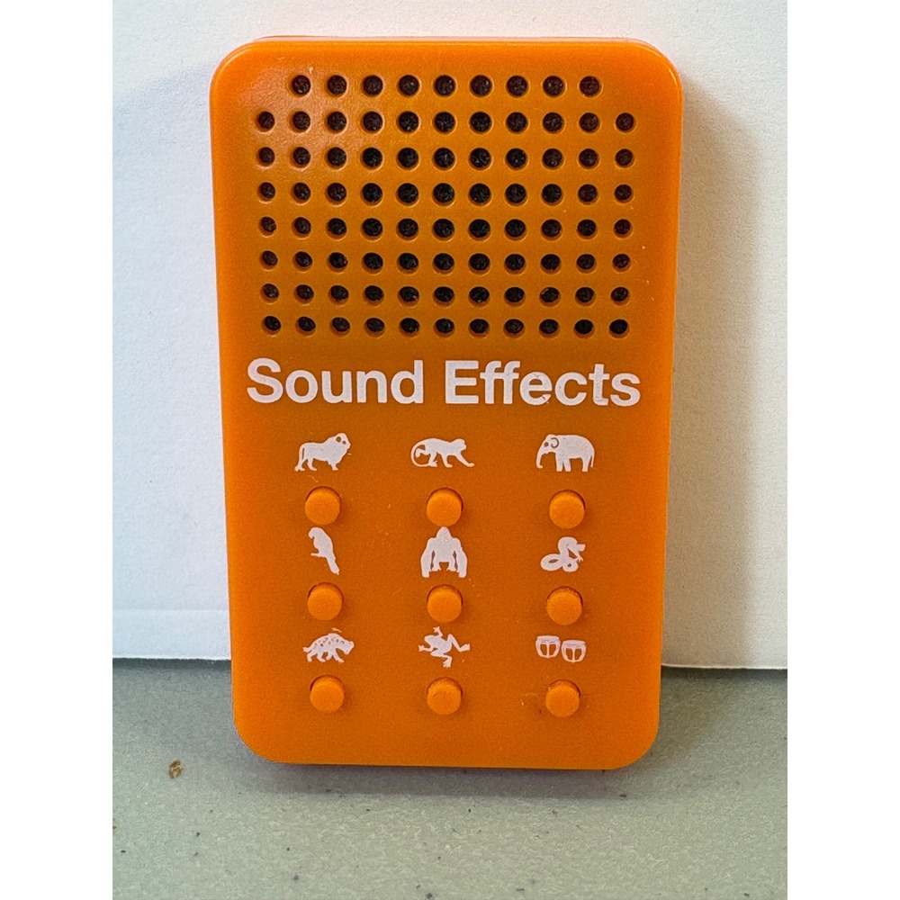VTG Handheld Zoo Animal Sound Effects Machine 9 Sounds Roar Growl Hiss Toy